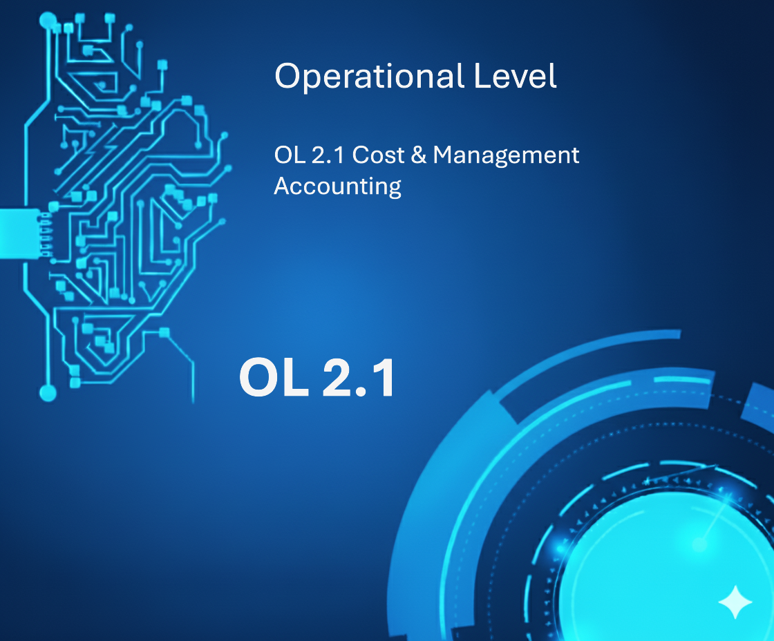 OL 2.1 Cost & management Accounting 